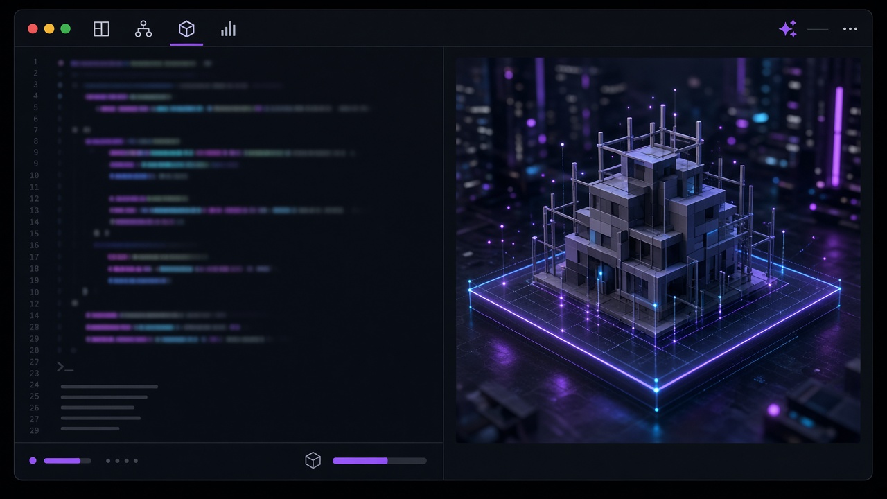 Illustration: an agent building on a lot